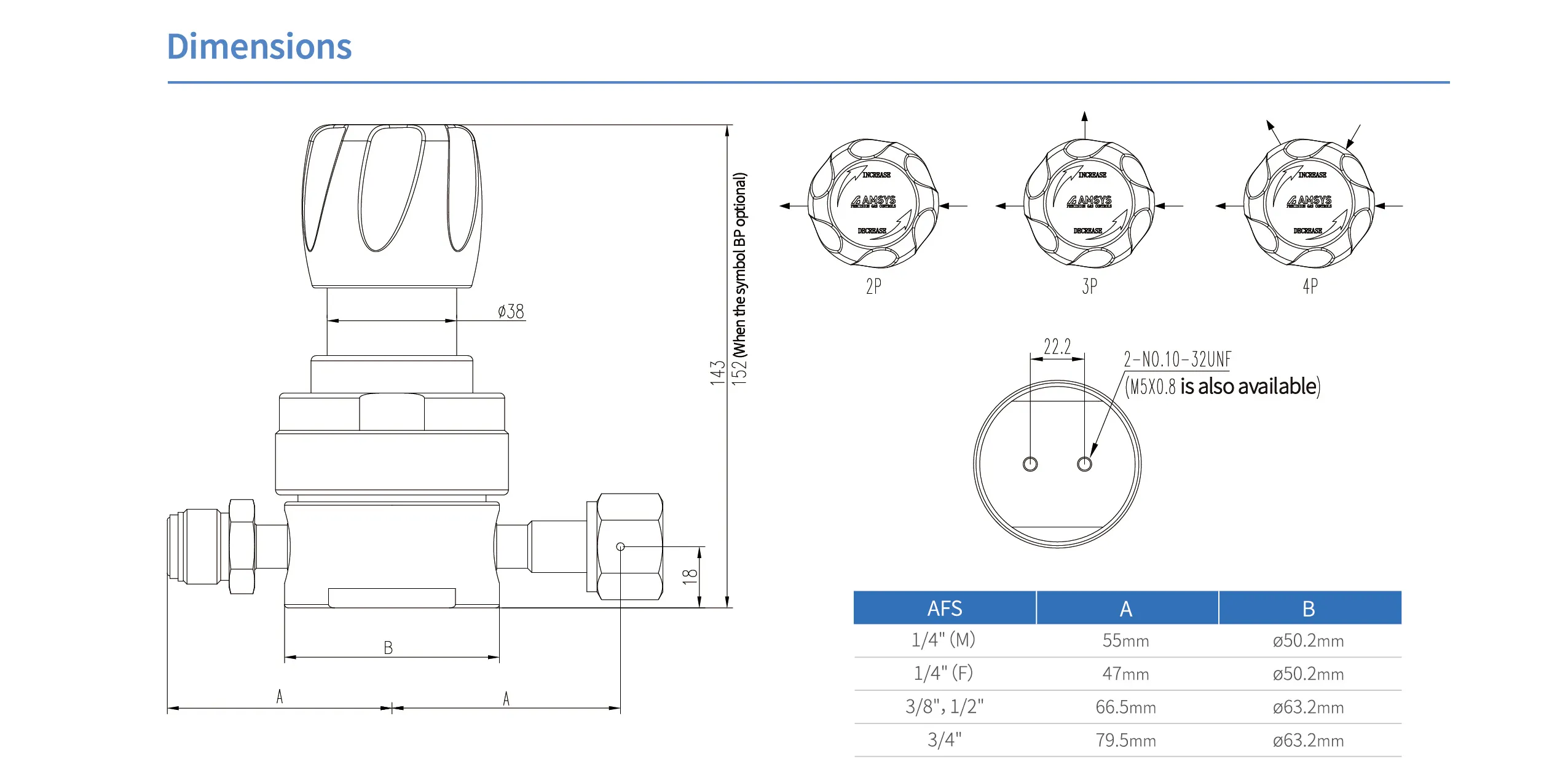Регулятор AMFLO UHP AU23 Материал: Код ZS (Body,Poppet, Nozzle,Gland-SUS316L;Diaphragm-Hastelloy®C-22,Seat: PCTFE) ; Поверхность 0.25 um; 3х портовый, вх. давл. 206 бар, CV-0.9